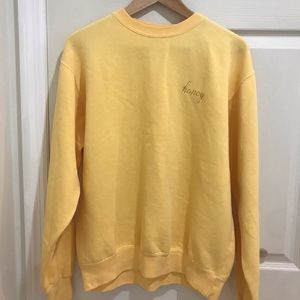 Brandy Melville/John Galt Yellow Honey Sweatshirt